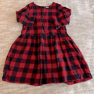 Gap Kids Buffalo Plaid Dress